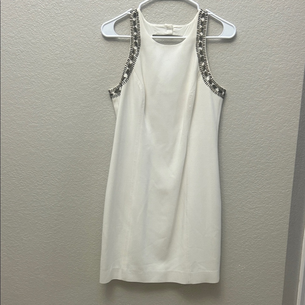 Lilly Pulitzer White Mini Dress with Black Accents